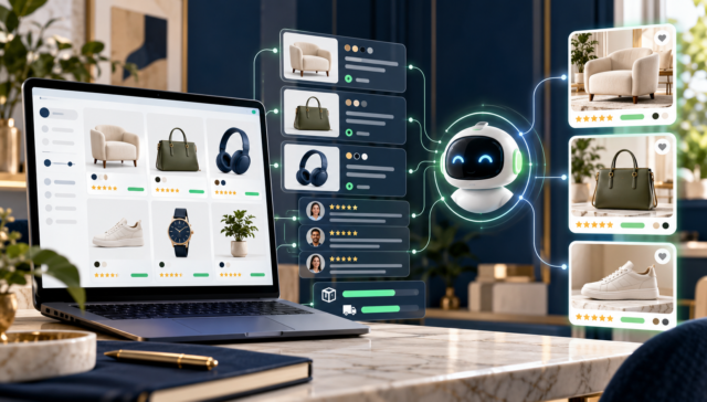 GEO e-commerce : fiches produits et assistants d'achat IA