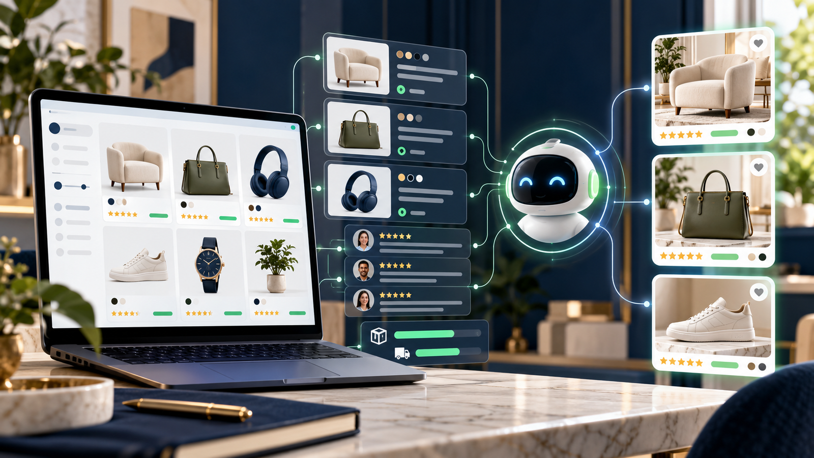 GEO e-commerce : fiches produits et assistants d'achat IA