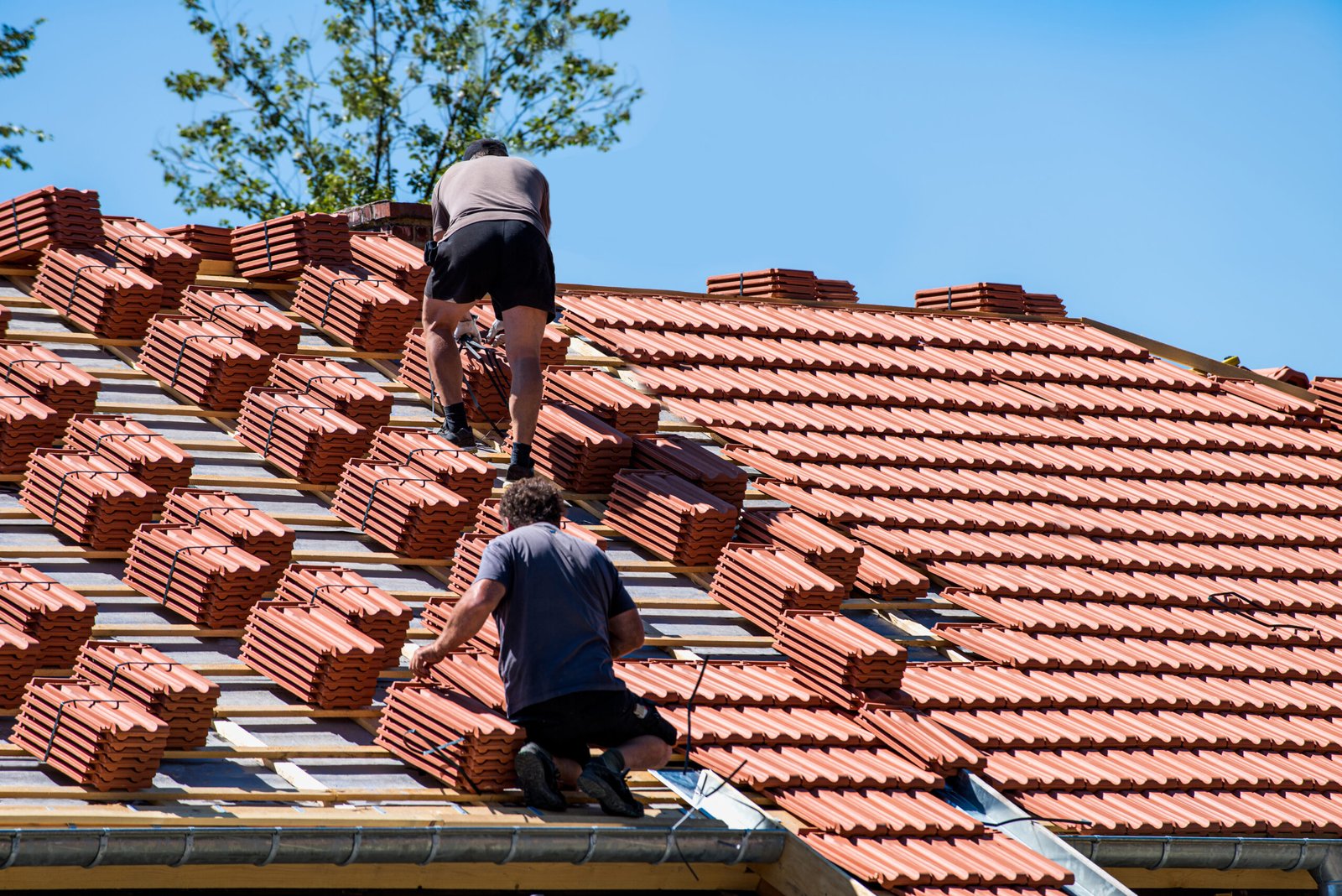 renouvellement tuiles sur la toiture