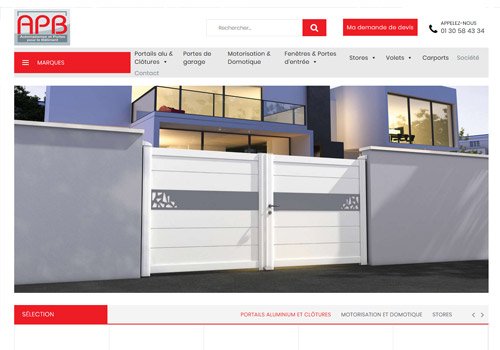 Portes, volets, fenêtres, porte de garage, portail APB France